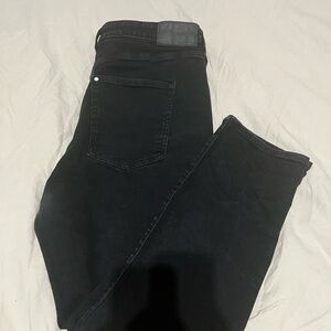H&M Black High Rise Mom Jeans